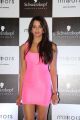 Actress Sanjana Hot Stills in Pink Mini Dress