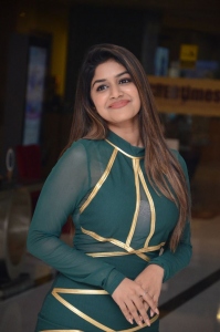 Actress Sanjana Photos @ Nenu Meeku Baga Kavalsina Vadini Trailer Launch