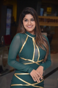 Actress Sanjana Photos @ Nenu Meeku Baga Kavalsina Vadini Trailer Launch