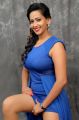 Actress Sanjana Singh Hot Blue Dress Photo Shoot Pics