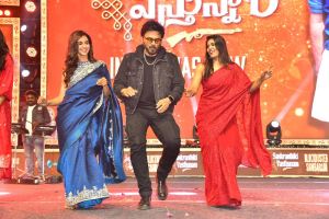 Meenakshi Chaudhary, Venkatesh, Aishwarya Rajesh @ Sankranthiki Vasthunam Blockbuster Sambaram Stills