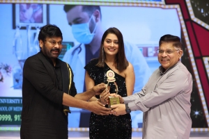 Chiranjeevi, Payal Rajput, Allu Aravind @ Santosham Suman TV Awards 2021 Function Stills