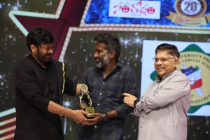 Chiranjeevi, Thirumala Kishore, Allu Aravind @ Santosham Suman TV Awards 2021 Function Stills