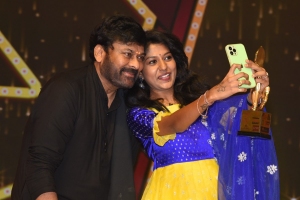 Chiranjeevi @ Santosham Suman TV Awards 2021 Function Stills