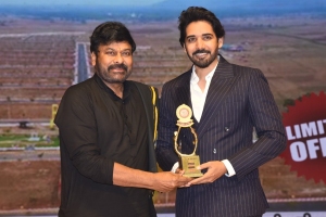 Chiranjeevi, Sushanth @ Santosham Suman TV Awards 2021 Function Stills