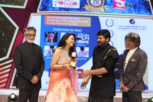 Murali Mohan, Hema, Chiranjeevi, Bharathiraja @ Santosham Suman TV Awards 2021 Function Stills