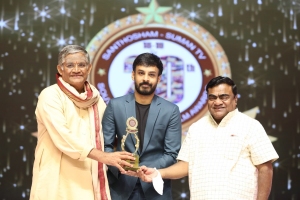 Tanikella Bharani, Babu Mohan @ Santosham Suman TV Awards 2021 Function Stills