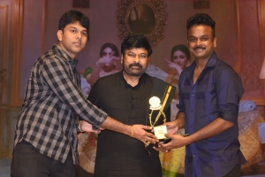 Chiranjeevi,Bommarillu Bhaskar @ Santosham Suman TV Awards 2021 Function Stills