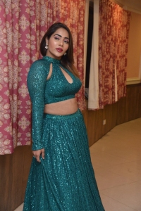Actress Mitraaw Sharma @ Santosham Awards 2021 Curtain Raiser Stills