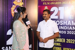 Santosham OTT Awards 2022 Curtain Raiser Stills