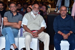 Shobu Yarlagadda, K Raghavendra Rao, Gemini Kiran @ Santosham OTT Awards 2022 Curtain Raiser Stills