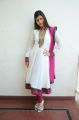 Actress Sarah Sharma in White Churidar Cute Photos