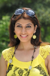 Cute Sarah Sharma in Yellow Dress