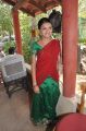 Saranya Mohan in Traditional Saree at Thaandavam Shooting Spot Pics