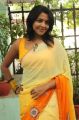 Saranya Nag Hot Photos in Transparent Yellow Saree