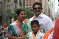 Radhika, Sarathkumar @ largest India Day Parade in US Photos