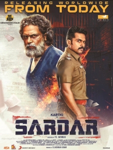 Karthi Sardar Movie Release Today Posters HD