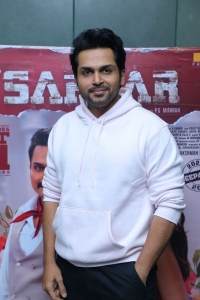 Karthi @ Sardar Movie Trailer Launch Stills