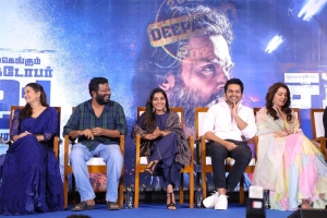 Laila, PS Mithran, Rajisha Vijayan, Karthi, Raashi Khanna @ Sardar Movie Trailer Launch Stills