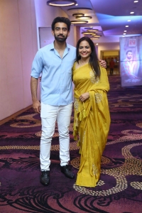 Singer Sunitha Upadrashta's Son Akash Goparaju @ Sarkaaru Noukari Movie Teaser Launch Stills