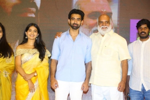 Bhavana Vazhapandal, Akash Goparaju, K.Raghavendra Rao @ Sarkaaru Noukari Movie Teaser Launch Stills