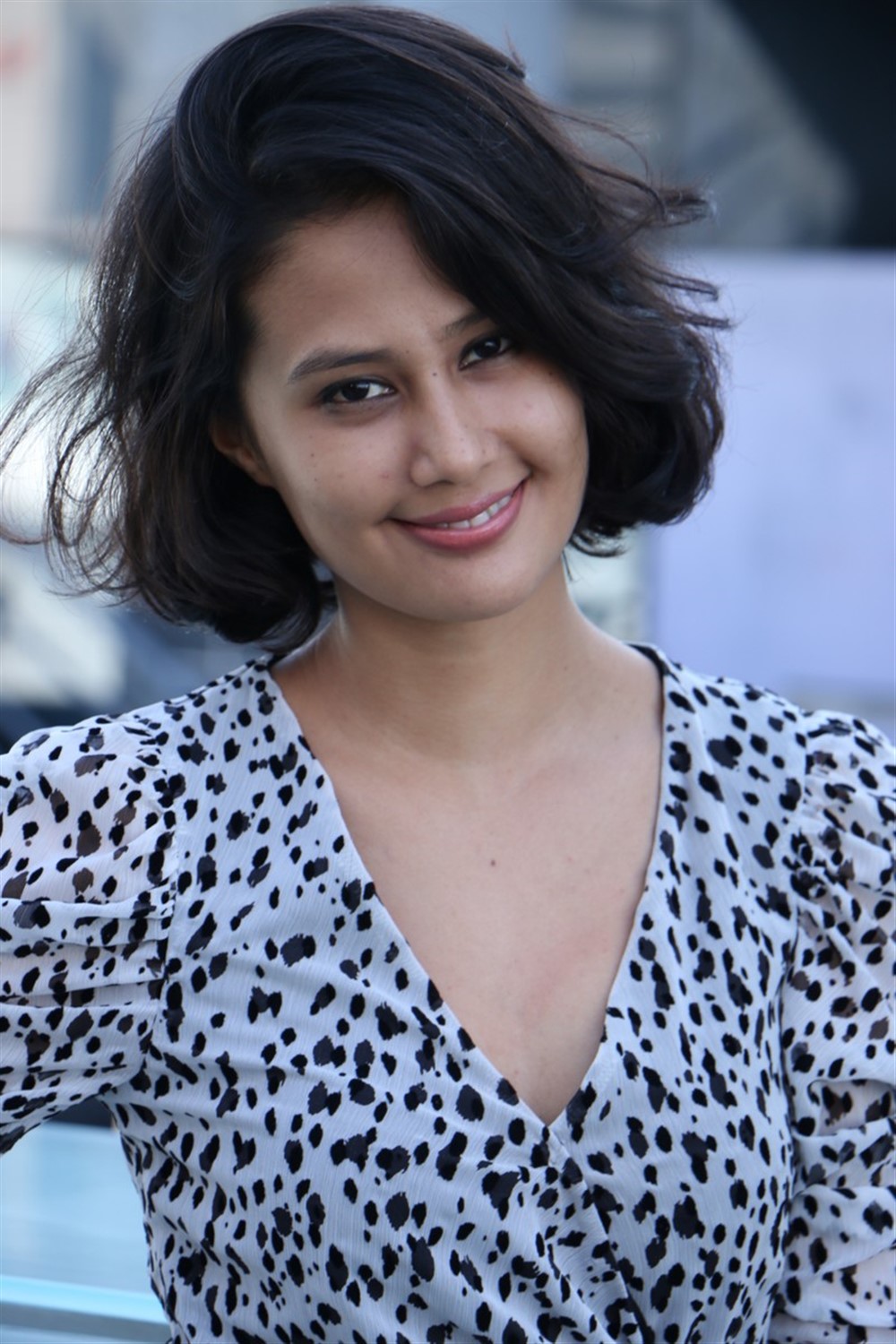 Actress Sasha Chettri Images @ Sri Kalachitra Movie Production No.1 Press  Meet | Moviegalleri.net