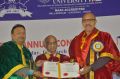 Ishari K Ganesh, Sathyaraj Receives Doctorate From Vels University Photos