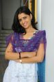 Actress Satya Krishnan in White Churidar Cute Photos