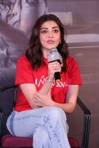 Kajal Aggarwal @ Satyabhama Movie Press Meet Stills