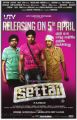 Premji Amaran, Arya, Santhanam in Settai Movie Release Posters