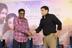 Gunasekhar, Dil Raju @ Shakuntalam Movie Trailer Launch Stills