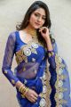 Actress Shalu Chourasiya Blue Saree Photos