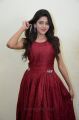 Actress Shalu Chourasiya Red Long Gown Dress Pics