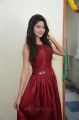 Actress Shalu Chourasiya Red Long Gown Dress Pics