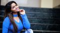 Tamil Actress Shalu Shamu Blaue Dress Photos HD