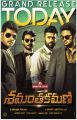 Shamanthakamani Movie Release Today Posters