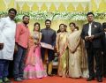 Abirami Ramanathan with wife Nallammai @ Shanthanu Keerthi Wedding Reception Stills