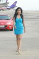 Sharmila Mandre Hot Pictures in Cyan Blue Skirt