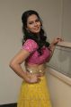 Sharmila Mandre Hot Stills in Pink Top & Yellow Orange Long Skirt