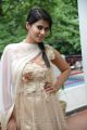 Actress Sharmila Mandre Stills in White Churidar Dress