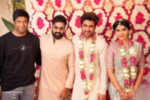 Vennela Kishore @ Sharwanand Rakshita Reddy Engagement Photos