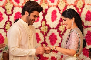 Sharwanand Rakshita Reddy Engagement Photos