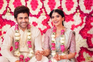 Sharwanand Rakshita Reddy Engagement Photos