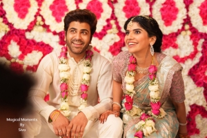 Sharwanand Rakshita Reddy Engagement Photos