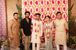 Naga Shourya @ Sharwanand Rakshita Reddy Engagement Photos