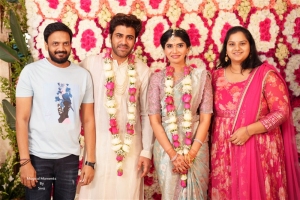 Sairam Shankar @ Sharwanand Rakshita Reddy Engagement Photos