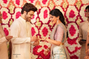 Sharwanand Rakshita Reddy Engagement Photos