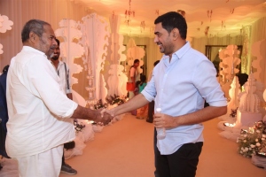 Narayana Murthy, Krish @ Sharwanand Rakshita Wedding Reception Photos