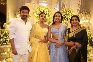 Rajasekhar, Jeevitha, Shivani, Shivatmika @ Sharwanand Rakshita Wedding Reception Photos