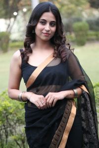 Padmavyuham lo Chakradhari Actress Shashika Tickoo Black Saree Photos